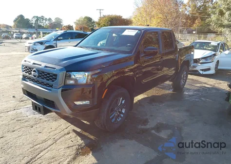 2025 Nissan Frontier Sv 4X4 z USA, uszkodzony, nr VIN 1N6ED1EK0SN659659